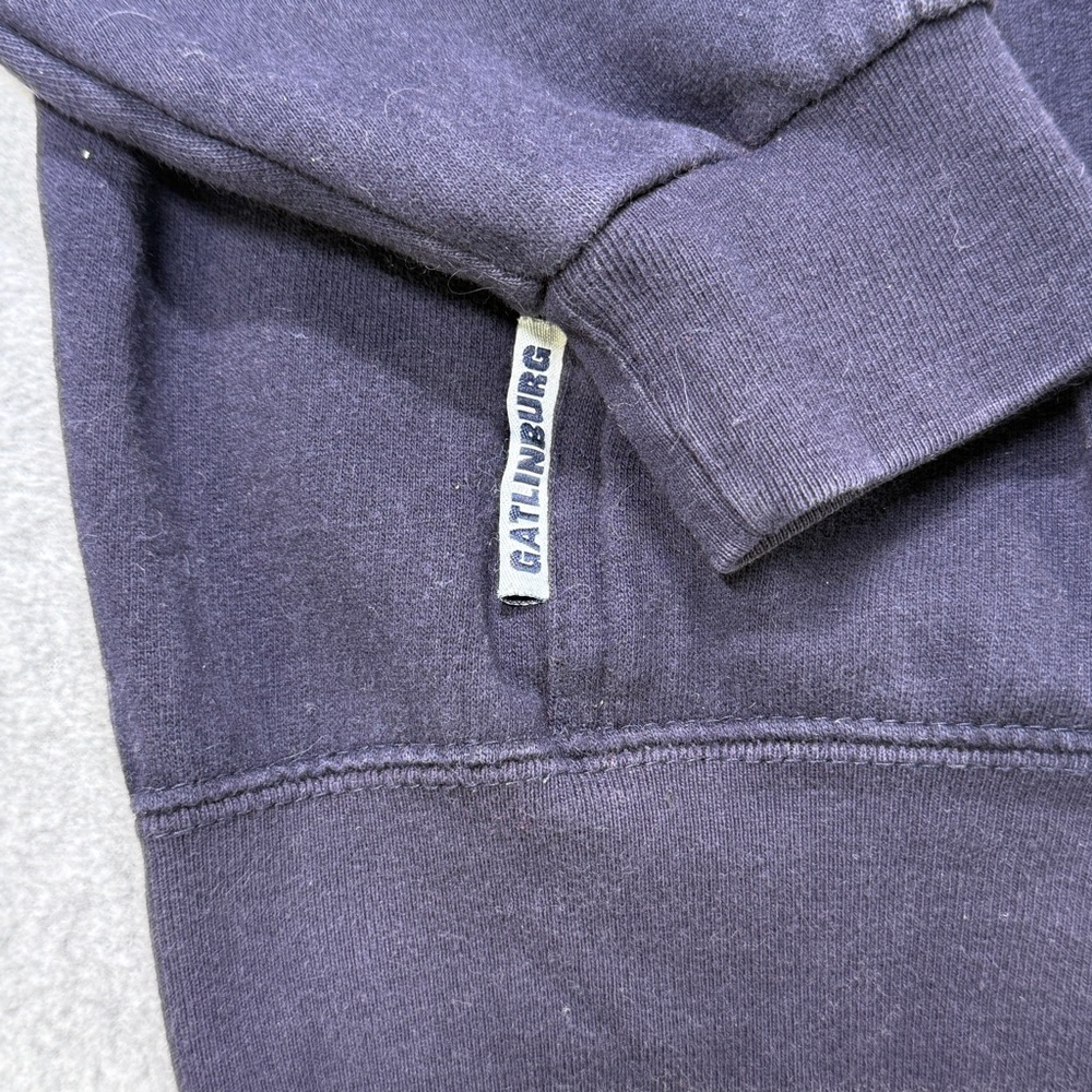 Hard Rock Cafe Gatlinburg Hoodie Zip Sweatshirt Navy Gray Logo XL - Picture 5 of 9